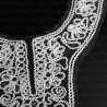 Sequin applique on tulle – 1940 neckline