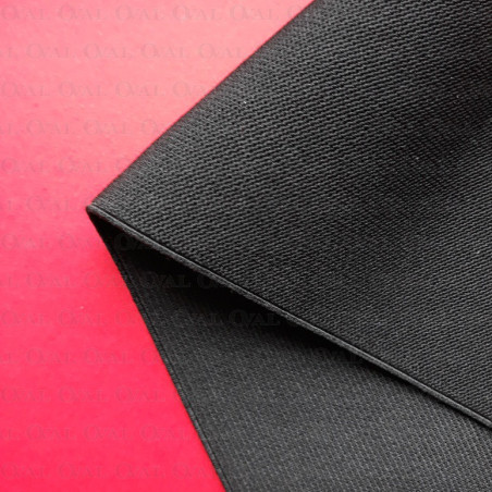 Woven elastic S 100mm/1 or 25m black 3065