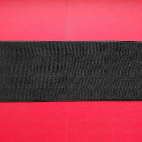Woven elastic S 100mm/1 or 25m black 3065