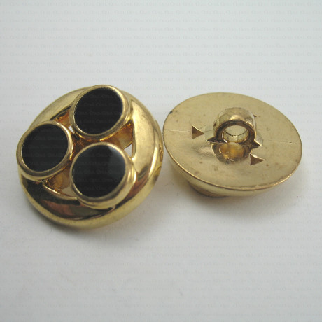 Plastic button, pack of 10 pcs, 21 mm, no. 845