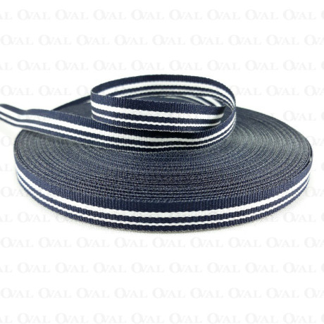Decorative tape 10mm /1m or 25m navy blue 3068