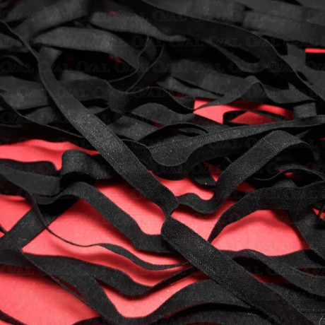 Chiffon elastic 6mm /200m black 2592