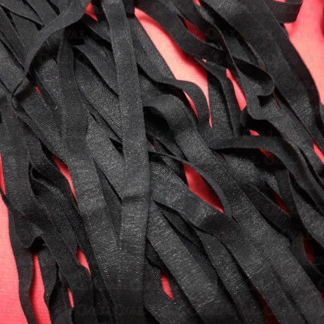 Chiffon elastic 6mm /200m black 2592