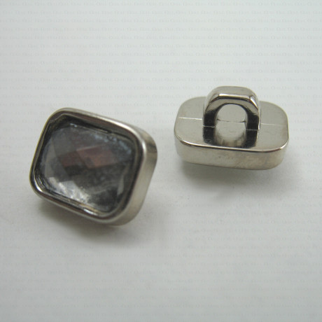 Plastic button pack of 10 pcs. 8x10 mm no. 847