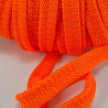 Flat polyester cord sharp orange 12mm/50 m 3075