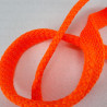 Flat polyester cord sharp orange 12mm/50 m 3075
