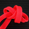 Flat polyester cord sharp pink 12mm/50 m 3077