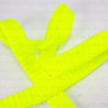 Flat polyester cord sharp yellow-green 12mm/50m 3078