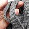 Braided cotton tape 30mm/1m grey 3085