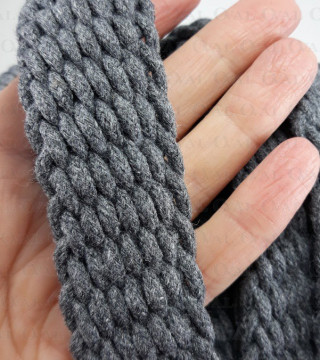 Taśma pleciona bawełniana  30mm/1m  3085