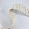 Taśma pleciona bawełniana  30mm/1m  naturalny beż  3086