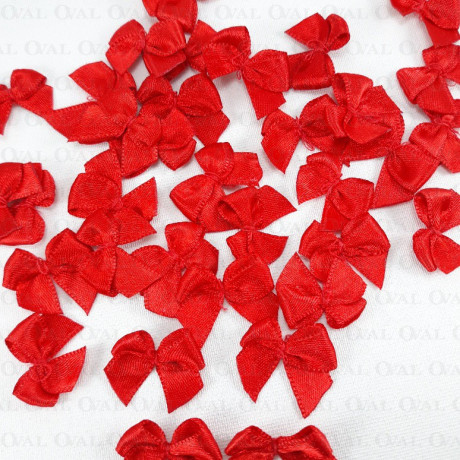Decorative red bow 10 or 100 pcs 3088