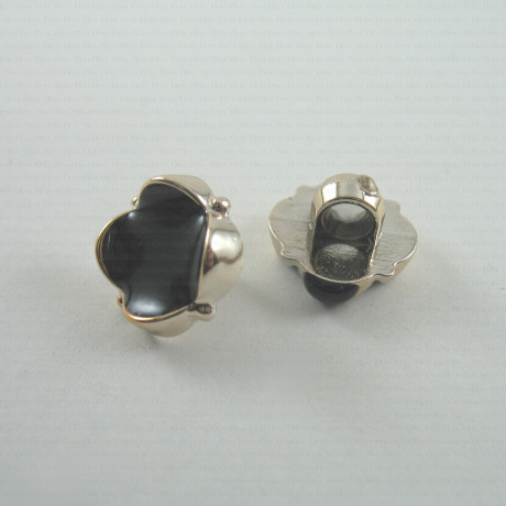 Plastic button, pack of 10 pcs, 11 mm, no. 856