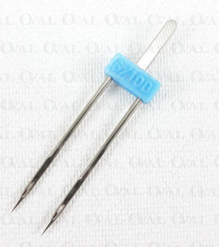 Igły półpłaskie podwójne uniwersalne 100/6   3096