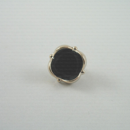 Plastic button, pack of 10 pcs, 11 mm, no. 856