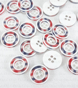 Plastic button 12mm / 10 or 100 pcs 2342