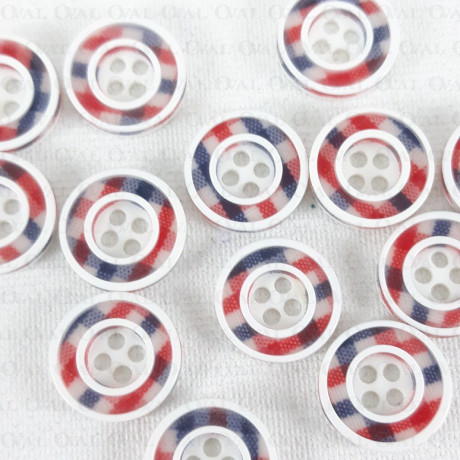 Plastic button 12mm / 10 or 100 pcs 2342
