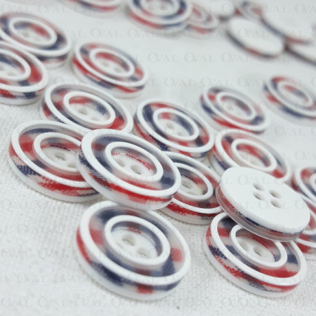 Plastic button 12mm / 10 or 100 pcs 2342