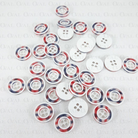 Plastic button 12mm / 10 or 100 pcs 2342