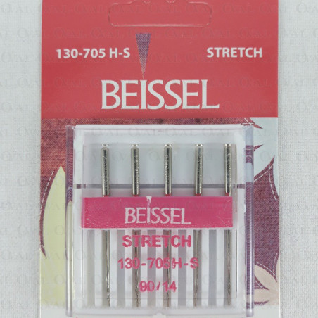 Semi-flat needles 90/5 pcs stretch 3106