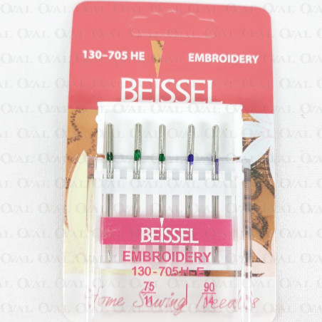 Semi-flat embroidery needles MIX 3107