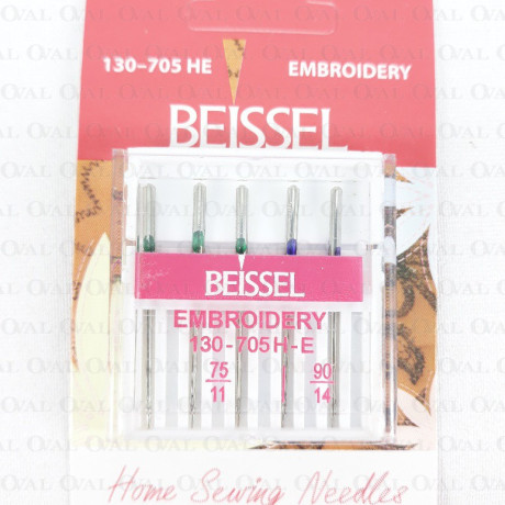 Semi-flat embroidery needles MIX 3107
