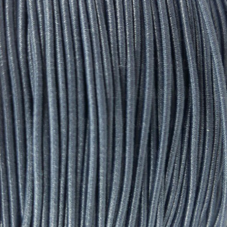 Round grey elastic 1mm / 5 or 50m 3110