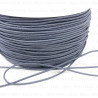 Round grey elastic 1mm / 5 or 50m 3110