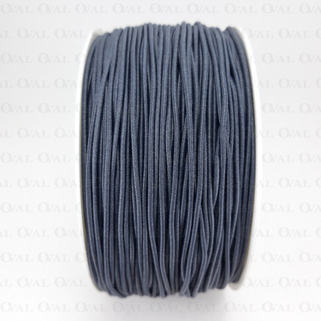 Round grey elastic 1mm / 5 or 50m 3110