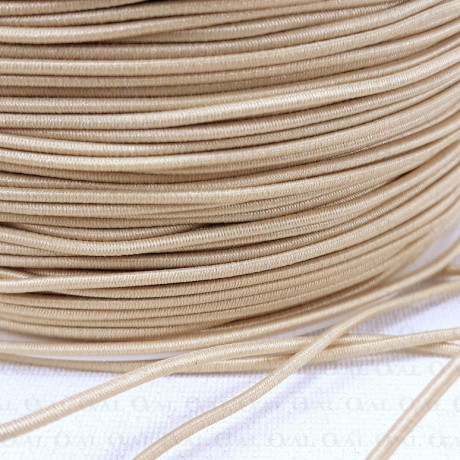 Guma okrągła beż  1mm/ 5 lub 50mb   3111