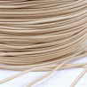 Round beige elastic 1mm / 5 or 50m 3111