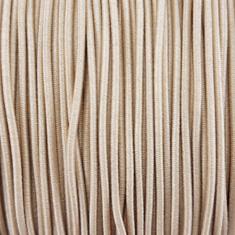 Guma okrągła beż  1mm/ 5 lub 50mb   3111