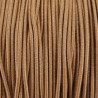 Round light brown elastic cord 1mm / 5 or 50m 3112