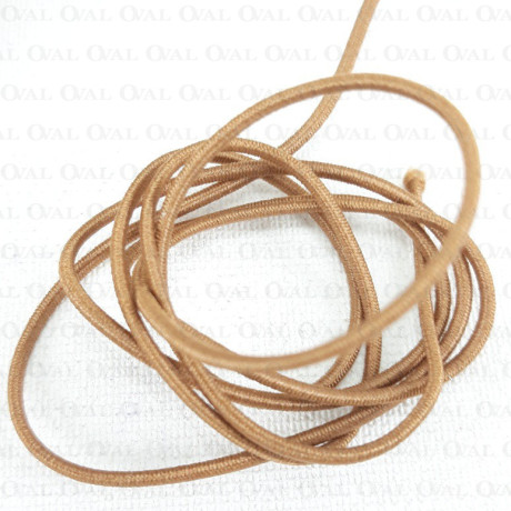 Guma okrągła jasny brąz  1mm/ 5 lub 50mb   3112