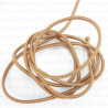 Round light brown elastic cord 1mm / 5 or 50m 3112