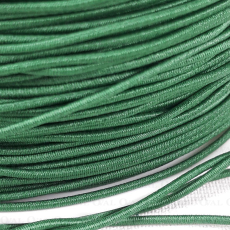 Guma okrągła zieleń  1mm/ 5 lub 50mb   3113