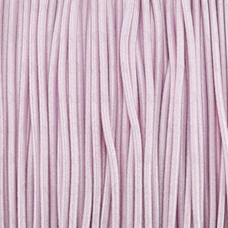 Round elastic pale pink 1mm / 5 or 50m 3114