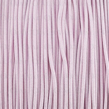 Guma okrągła blady róż  1mm/ 5 lub 50mb   3114