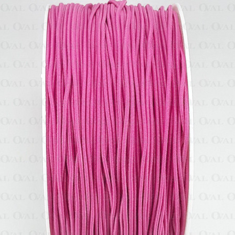 Round elastic cord pink 1mm / 5 or 50m 3115