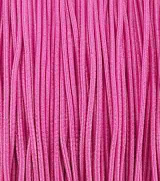 Guma okrągła róż  1mm/ 5 lub 50mb   3115