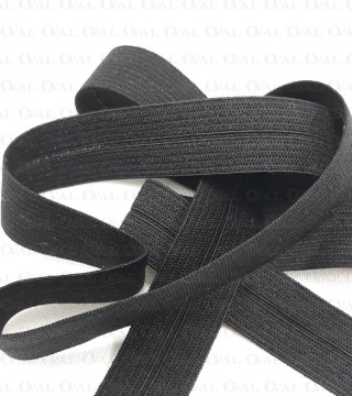Broken elastic 16mm/1m or 50m black 322