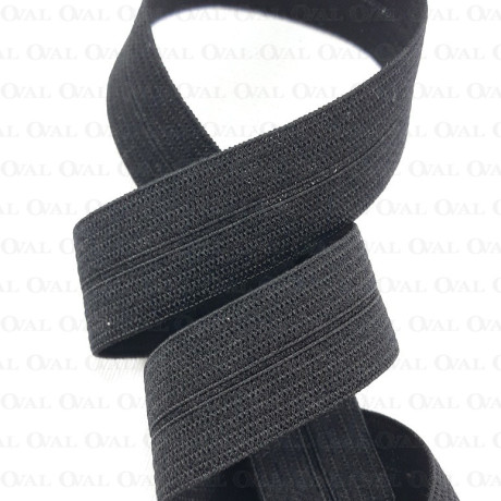 Broken elastic 16mm/1m or 50m black 322