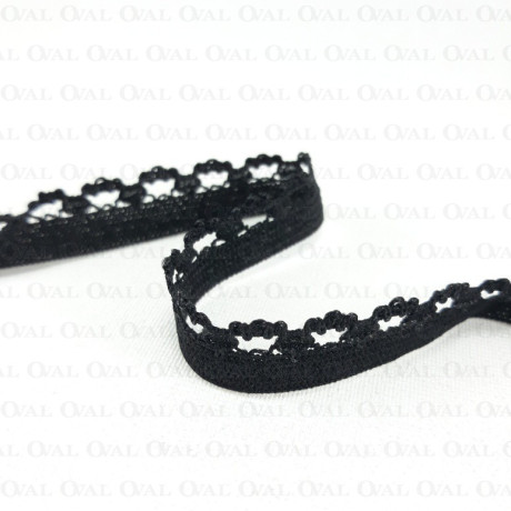 Underwear elastic 10mm/1m black 3128