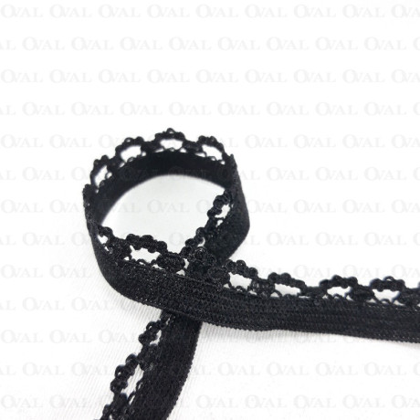 Underwear elastic 10mm/1m black 3128