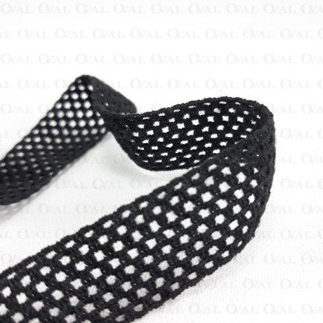 Elastic decorative tape 15mm/1m no. 3129