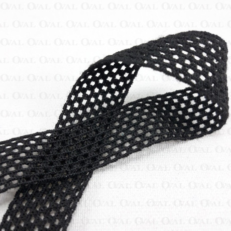 Elastic decorative tape 15mm/1m no. 3129