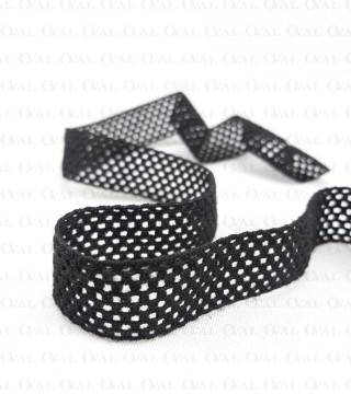 Taśma ozdobna elastyczna 15mm/1m nr 3129