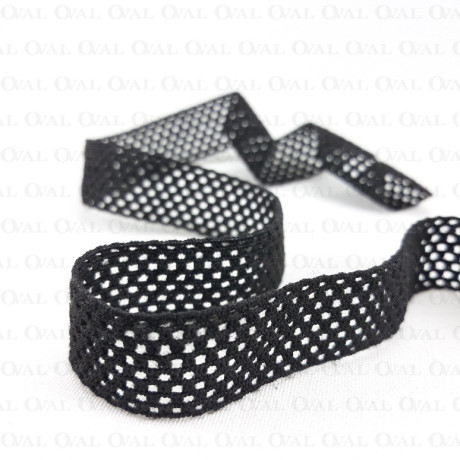 Elastic decorative tape 15mm/1m no. 3129