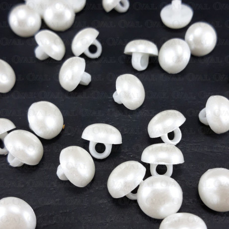 Pearl button 10mm/10 pcs 1874