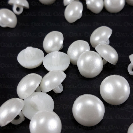 Pearl button 10mm/10 pcs 1874